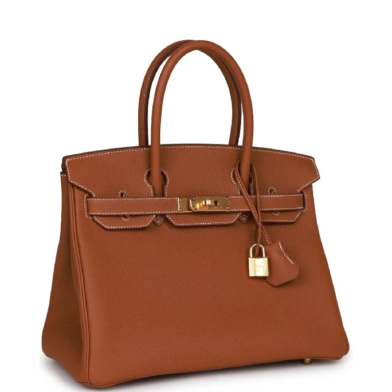 Hermes Birkin Bags Sized 30cm for a Compact Yet Spacious OptionHermes Birkin 30 Gold Togo Gold Hardware