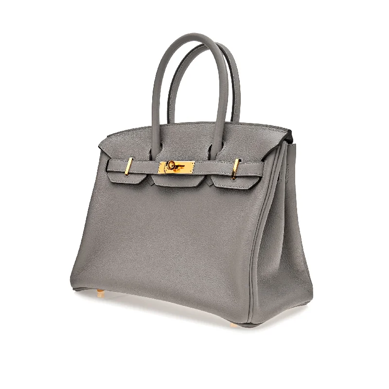 Hermes Birkin Bags in a Light Beige for a Soft and Sophisticated AestheticHermes Birkin 30 Gris Togo Leather Gold Hardware