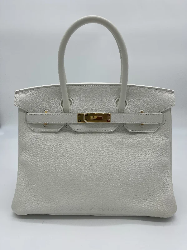 Hermes Birkin Bags in a Pale Mint Green for a Fresh and Refreshing LookHermes Birkin 30 White Togo Gold Hardware