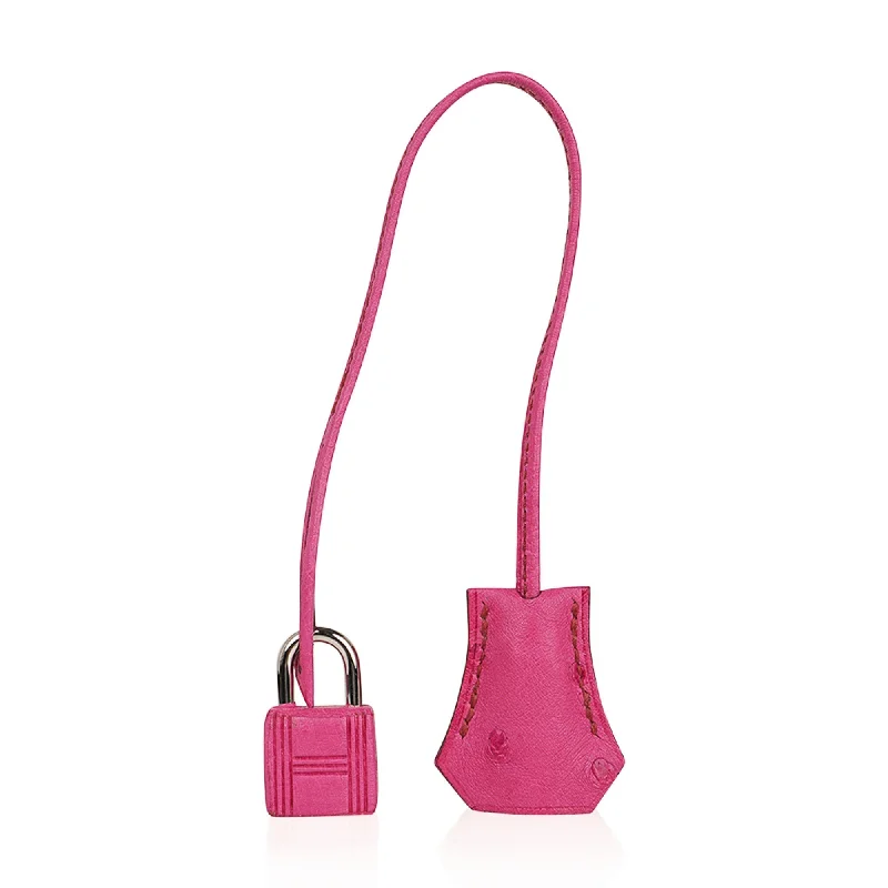 Hermes Birkin Bags with a Two - Tone Leather Design for Visual InterestHermes Birkin 35 Bag Fuchsia Ostrich Palladium Hardware