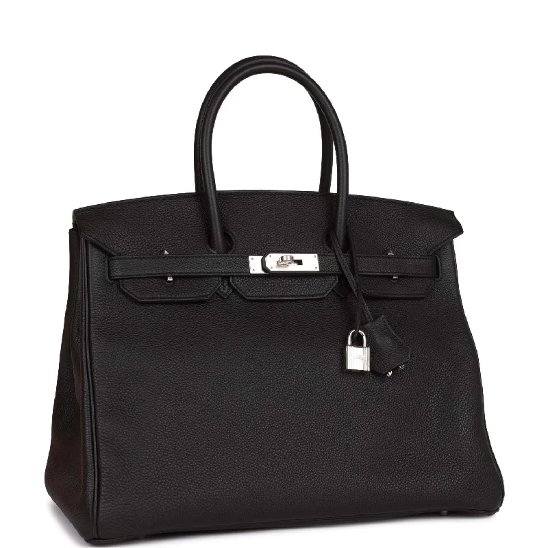 Hermes Birkin Bags in a Rare Lilac Shade for a Stand - Out LookHermes Birkin 35 Black Togo Palladium Hardware