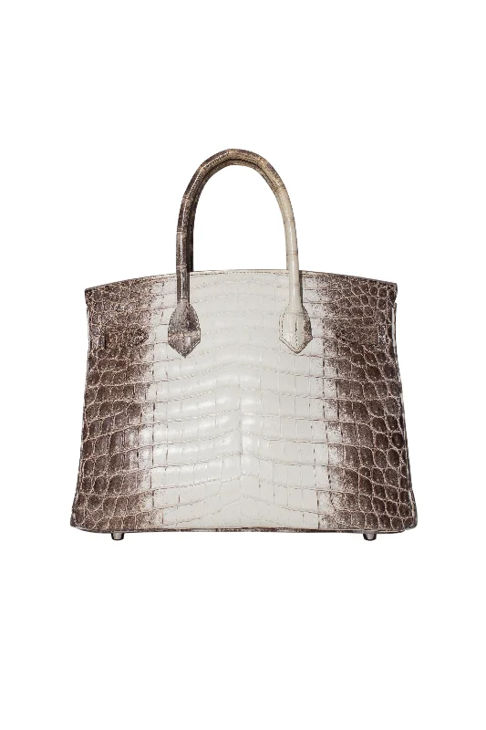 Hermes Birkin Bags with a Studded Leather Trim for a Bold Statementhermes birkin himalaya 30 Blanc