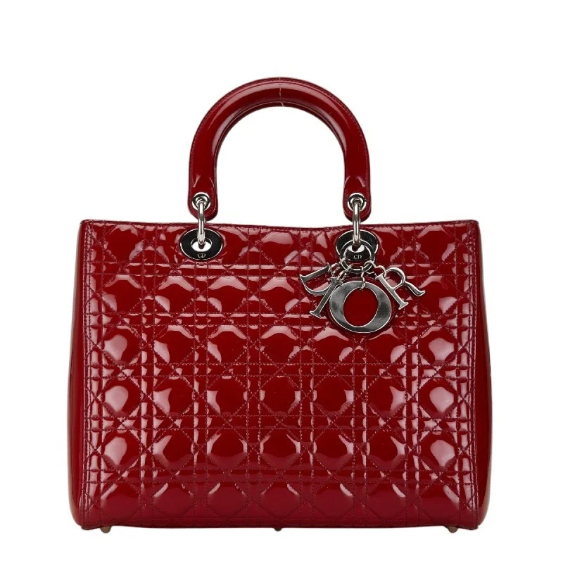 High - fashion Christian Dior bags with a geometric patternDior Lady Dior Handbag