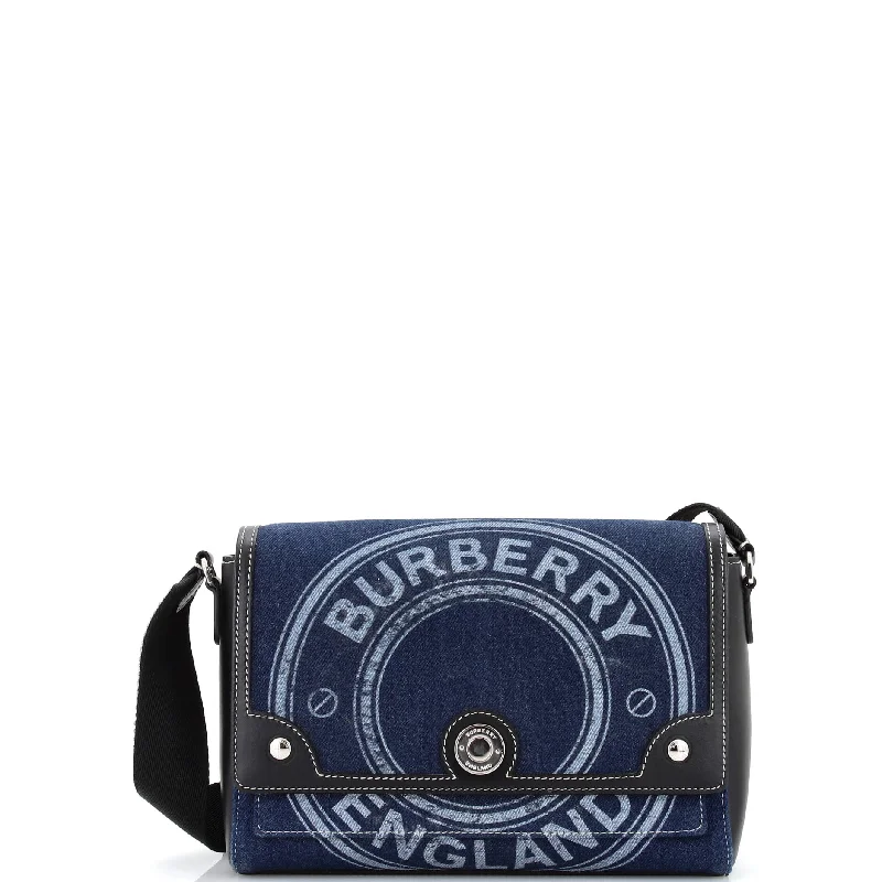 Christian Dior crossbody bags with a front - flap pocket for easy accessNote Crossbody Bag Printed Denim Medium