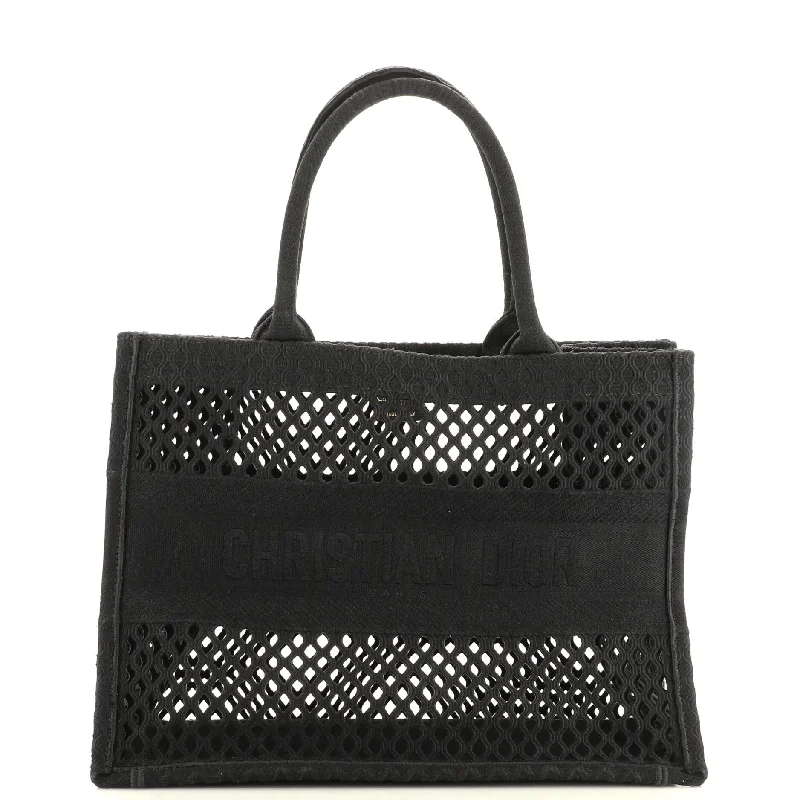 Christian Dior handbags with a back - pocket for quick storageBook Tote Mesh Canvas Medium