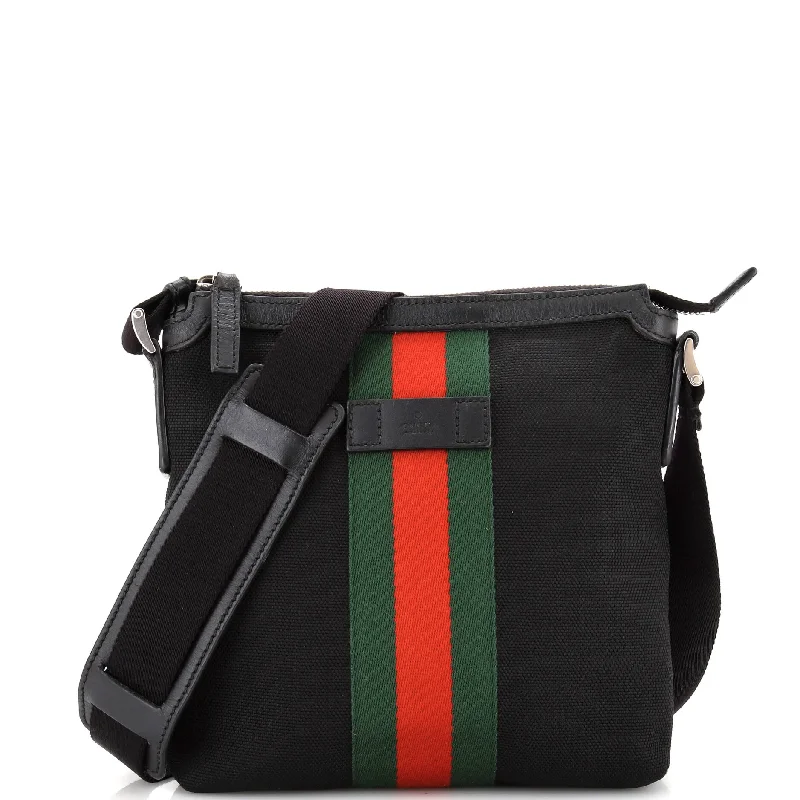 Trendsetting Christian Dior crossbody bags with a colorful strapWeb Messenger Bag Techno Canvas Small